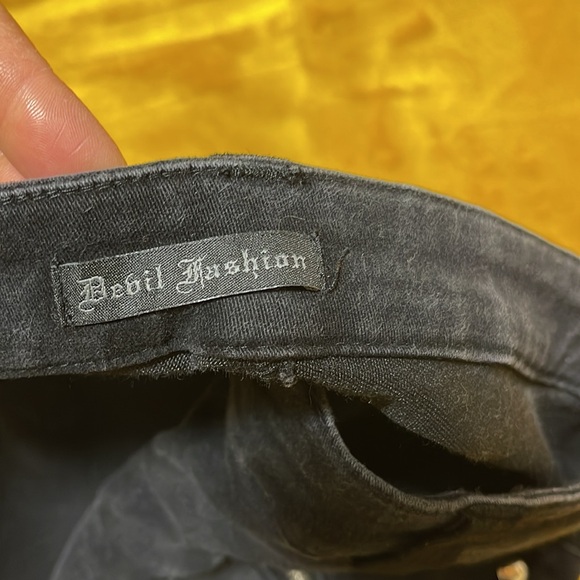 Devil Fashion ‘Take the Power Back’ Women's Steampunk/Gothic Slim-Fit Pants L - Picture 8 of 15